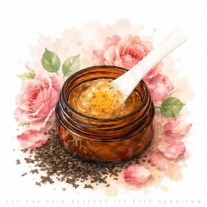 Black Tea & Rose Calming Glow Gel Mask