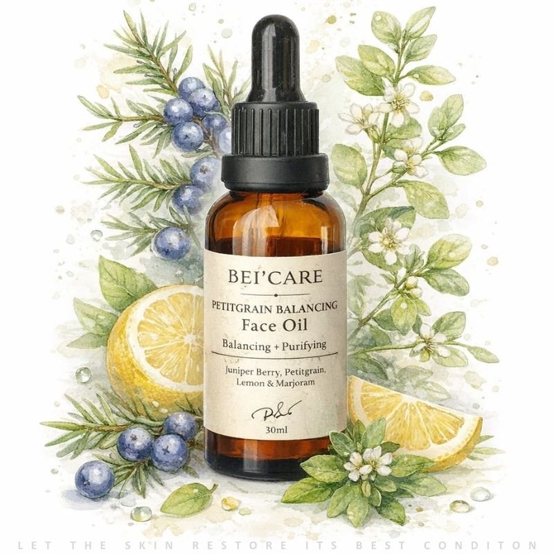Petitgrain Balancing Night Face Oil