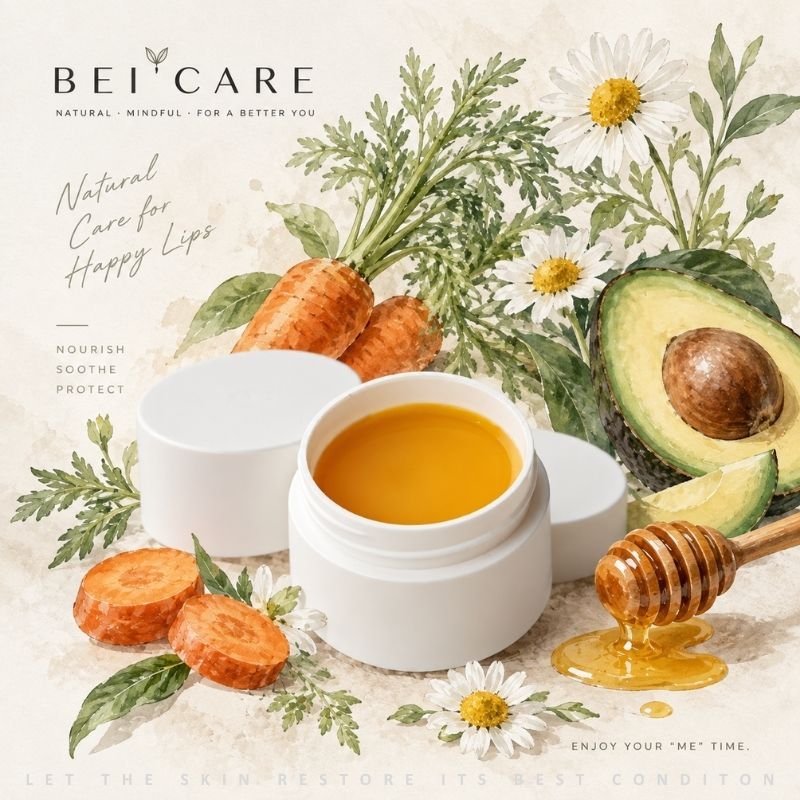 Carrot & Avocado Nourishing Lip Balm