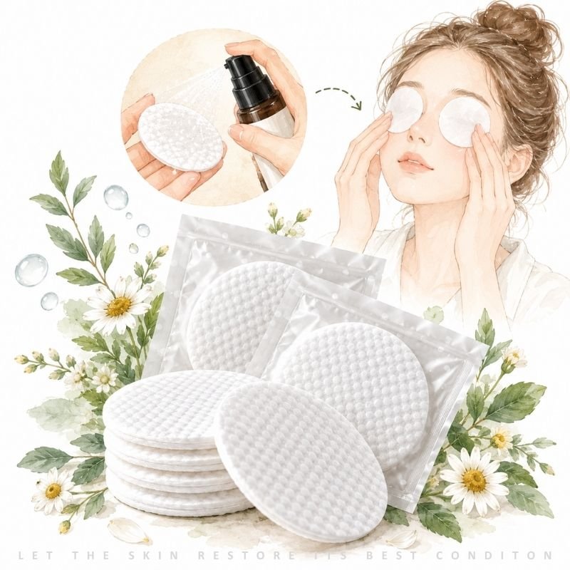 Plant Fibre Hydrogel Compress Pads